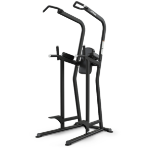 Pull-up and dip exercise station equipment.